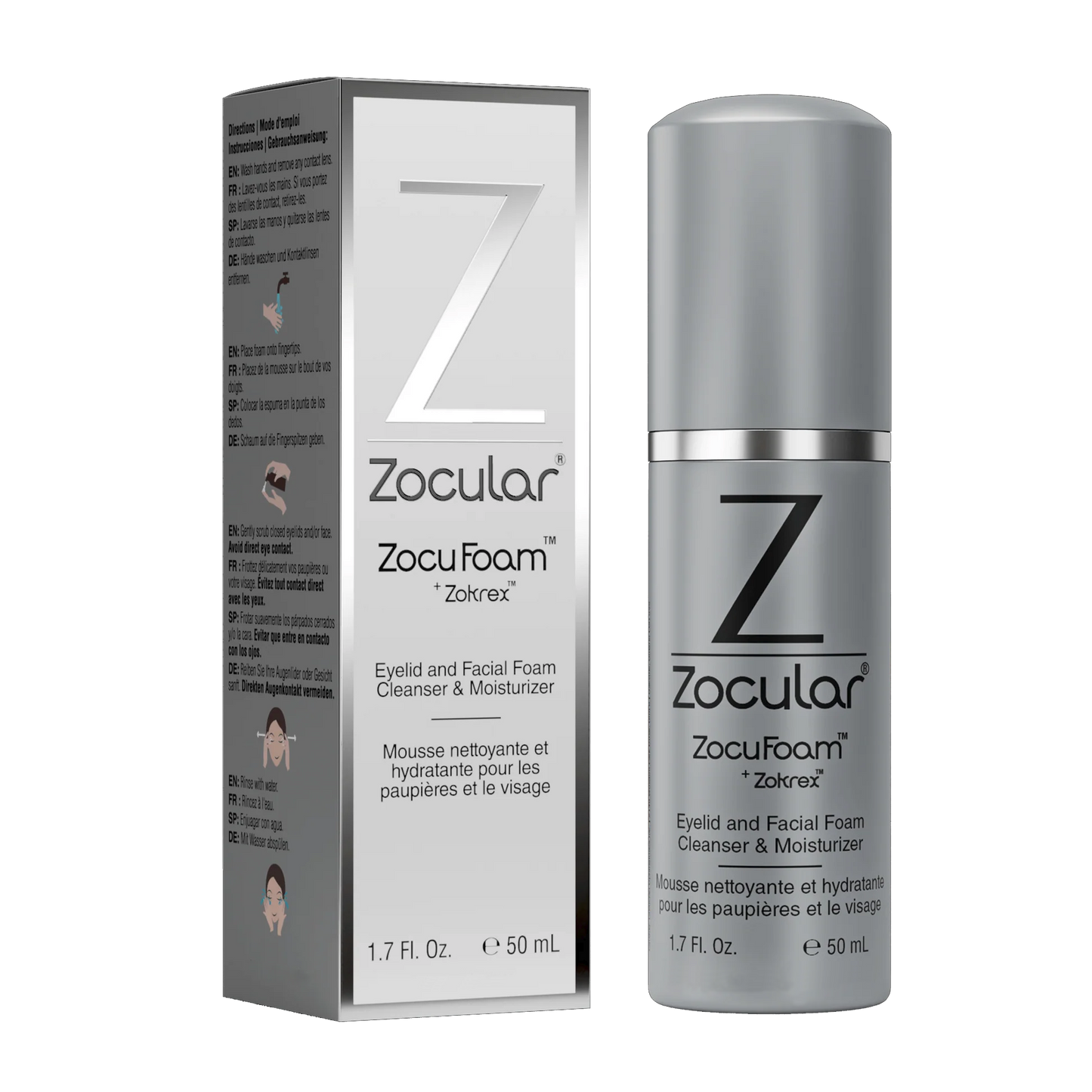 ZocuFoam Eyelid Cleanser and Moisturizer