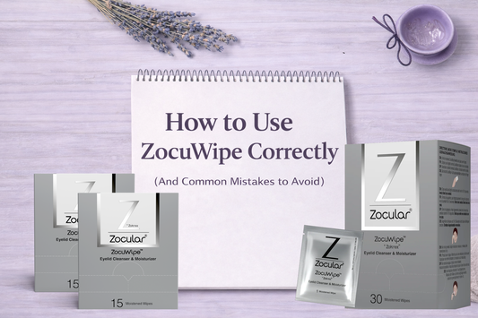 How to Use ZocuWipe Correctly Like an Eye Doctor